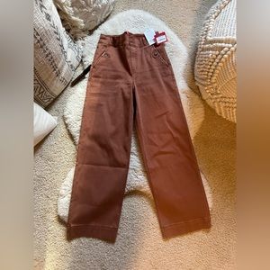 Spanx Stretch Twill Wide Leg Crop Pant!